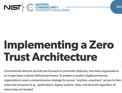 Zero Trust Architecture: What NIST's 19 Real-World Implementations Taught Us