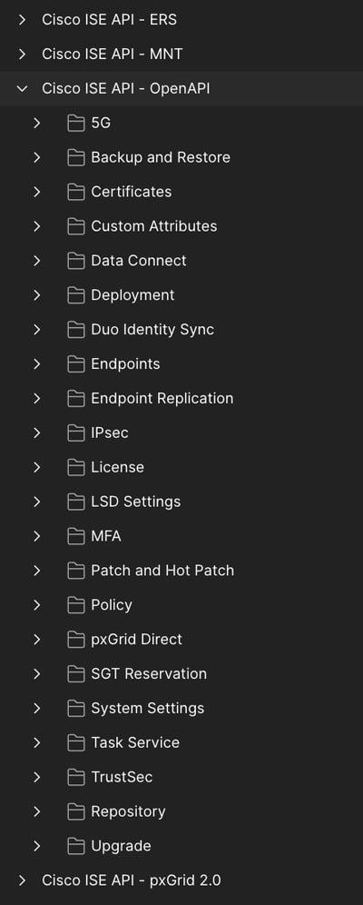 Introducing a Postman Collection for ISE Open APIs