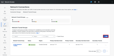 Deploy a Network Tunnel in Cisco Secure Access with Meraki MX